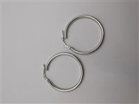 Orecchini Domar Donna Cerchi argento 925 lisci in Argento ORAR-428-280